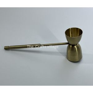 Jigger Doble de Latón Dorado de Alta Calidad con Asa, Taza Medidora de Vino Metálica, Herramientas de Bar, Uso Profesional para Bartenders - Product Image 3