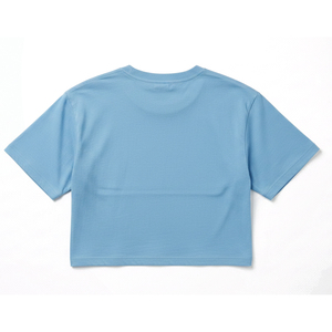Camiseta Corta para Mujer, Cuello Redondo, Corte Ajustado, Algodón Suave, Informal, Verano, Estilo Urbano, Manga Corta, Ligera y Transpirable - Product Image 4