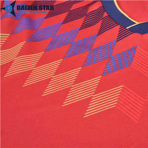 Uniforme de football DSI personnalisé, 100% polyester respirant, manches courtes, motif à carreaux, saison printemps, nom de l'équipe avec qualité supérieure - Product Image 5