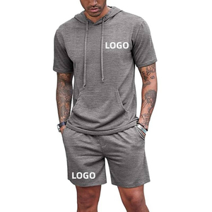 Custom Zip Up Lightweight <b>Men</b> <b>Sets</b> Two Piece <b>Shorts</b> <b>And</b> Jacket Tracksuit Windbreaker <b>Hoodie</b> <b>Short</b> <b>Set</b> For <b>Men</b> - Product Image 4