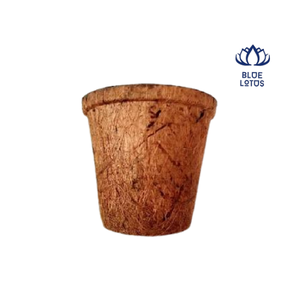 Blue Lotus Coir Flower Pots Biodegradable Eco-Friendly Durable Planters <b>Garden</b> Home Use Square Design <b>Country</b> Style Not Coated - Product Image 1