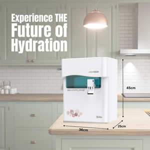 Système de purification d'eau par osmose inverse Aqua 9090 blanc vert, pour usage domestique, montage mural ou sur table. - Product Image 5