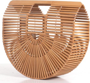 Handmade bamboo women's handbags <b>large</b> tote bags straw beach bags beach <b>purses</b> handmade wooden bags - Product Image 5
