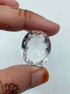 Cuarzo Blanco de Primera Calidad, Piedra Natural Suelta de 28.75 Quilates para Anillos de Lujo y Fabricación de Joyas - Product Image 4