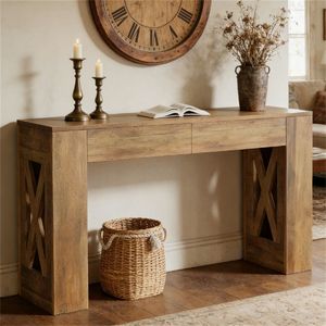 Consolle con Spazio di Archiviazione per Utilizzo come Tavolino da Divano o Tavolo d'Ingresso - Product Image 2