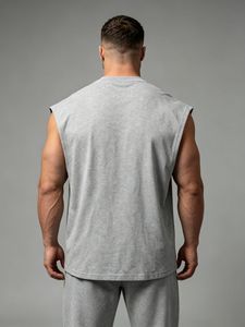 Camiseta Deportiva Ligera para Hombre, de Secado Rápido, sin Mangas, para Gimnasio, Running, Fitness, Culturismo y Entrenamiento - Product Image 3