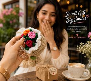 Unique Design <b>Cute</b> Crochet Flower Keychain Handmade Cotton Yarn <b>Purse</b> Charm Fashion Bag Decoration Gift Item Available for Sale - Product Image 5