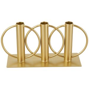 Artículo decorativo de latón para el hogar, candelabro de metal, soporte para velas de boda, candelabro rústico de latón, candelabro de latón pulido. - Product Image 4