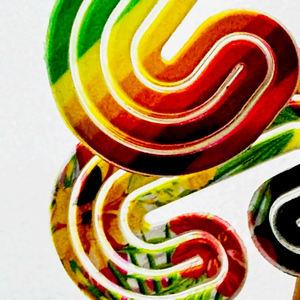 Patch en silicone multicolore 3D en forme de cœur et de fleur, écologique, sans nickel, personnalisable, à thermocoller pour chapeaux et vêtements - Product Image 3