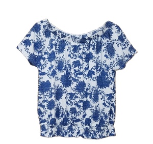 Bangladesh Spring Season Ladies Allover Camiseta de algodón estampada Summer Party Use Cancelar envío Stock Lot - Product Image 2