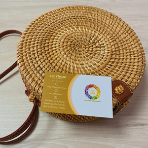 New Arrival Vintage Bucket Shape Wicker Craft Mesh Beach <b>Bag</b> Unisex Customizable Logo Embroidery Decoration <b>String</b> Closure Silk - Product Image 1