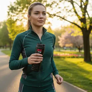 Botella de Vacío de Acero Inoxidable con Diseño de Panal de Abeja de 420 ml, Doble Pared, Interior de PP, Duradera, Ideal para Viajes - Product Image 2