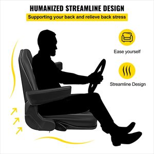 Cintura di Sicurezza Regolabile con Bracciolo per Carrelli Elevatori, Escavatori, Trattori - Componente Universale per Macchine Edili - Product Image 6