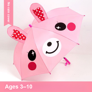 Ombrello Promozionale per Bambini con Orecchie 3D, Logo Personalizzato, Doppio Uso Pioggia/Sole, Diametro 80cm - Product Image 3