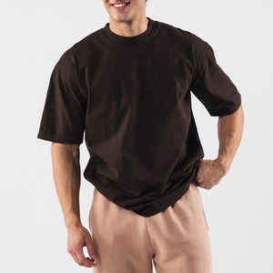 220GSM 250GSM 300GSM Drop Shoulder Graphic Heavyweight <b>Tshirts</b> Custom Streetwear Oversized T-shirt - Product Image 4