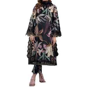 Nueva Colección de Ropa de Verano en Oferta, Salwar Kameez Pakistaní Más Vendido, 3 Piezas, Tela de Lino Sin Coser para Damas - Product Image 1