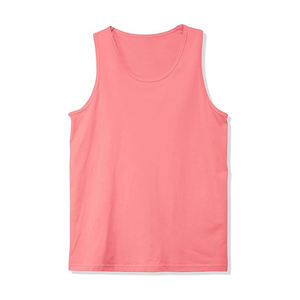 Camiseta deportiva transpirable de algodón y spandex para hombre, sin mangas, para entrenamiento, de secado rápido, tipo singlet. - Product Image 3