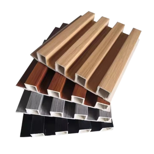 Paneles de Pared Elegantes de WPC para Interiores, Diseño Moderno, Bajas Emisiones de VOC, Acabado de Madera Natural, Paneles de Pared Impermeables - Product Image 1