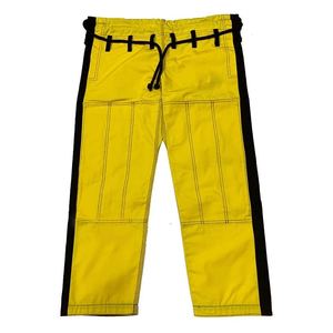 Yellow Custom BJJ Gi Brazilian Jiu Jitsu Martial Arts Uniform with <b>White</b> <b>Belt</b> Lightweight Breathable Polyester/Cotton - Product Image 2