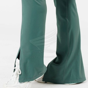 Legging de yoga évasé sur mesure pour femme, taille mi-haute, qualité supérieure, écologique et respirant – Prix de gros - Product Image 5