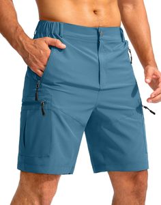 2026 Best Selling Men's Camouflage Cargo Shorts Quick Dry Elastic Waist Zipper Pockets Bermuda Length Casual Wear Custom Shorts - Product Image 5