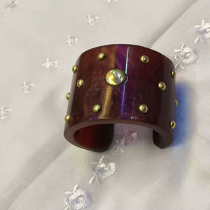 Pulsera de Cuentas de Resina de Moda de Verano, Exagerada, Impermeable, Ecológica, Hecha a Mano, Ajustable, Colores Personalizados, con Cuerda - Product Image 5