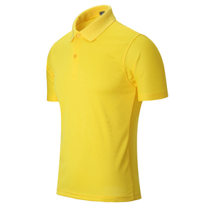 Men's Blue Short Sleeve Polo Shirt Quick Dry Knitted Solid Color Casual Style - Product Image 6