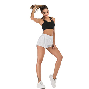 Shorts Deportivos para Mujer, Cintura Alta, para Correr, Gimnasio, Fitness, Secado Rápido, Cintura Elástica, Ropa Deportiva - Product Image 1