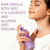 Brume parfumée pour le corps très vendue, parfum doux et envoûtant Bare Vanilla, 8,4 fl oz, prix de gros avec étiquette privée