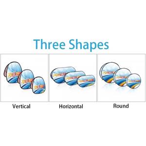 ขาตั้งถุงบีนแบ็กพร้อมโลโก้แบบกำหนดเอง โครงรูปวงรี ป้ายป๊อปอัพสำหรับงานปาร์ตี้ริมชายหาด กิจกรรมกีฬา โฆษณา ธงและป้ายประชาสัมพันธ์ - Product Image 5