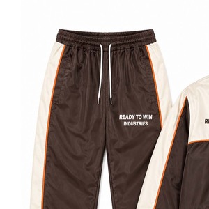 ชุดวอร์ม Ready To Win Industries สีครีม-น้ำตาล แขนยาว ซิปหน้า สปอร์ต โพลีเอสเตอร์ สำหรับผู้ใหญ่ ใส่ได้ทั้งชายและหญิง ฤดูใบไม้ร่วง - Product Image 3