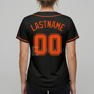 Maillot de softball pour femmes en gros, design personnalisé, respirant, séchage rapide, 100 % polyester, tenue de sport performante, uniforme de jeu d'équipe, manches courtes - Product Image 3