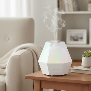 Aromatherapy Cool Mist <b>Essential</b> <b>Oil</b> <b>Diffuser</b> Iridescent 300ml USB Tabletop - Product Image 3