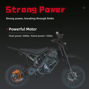 Super <span class=keywords><strong>Moto</strong></span> Cross Électrique 48V 1500W Tout Suspendue pour Aventures en Terrain Extrême - Product Image 5
