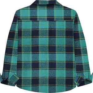 Camisa de franela de algodón de primera calidad, extra suave, con doble cepillado, a cuadros, para un confort en climas fríos. - Product Image 2