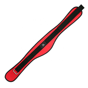 Ceinture de Soutien Lombaire en Néoprène Cousue Vibe Rouge et Noir avec Boucle Réglable Unisexe pour Musculation Respirante et Entraînement de Force - Product Image 4