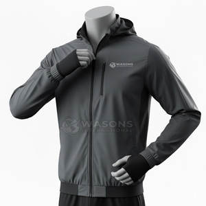 Veste de sport pour homme, pour la remise en forme et les exercices quotidiens, coupe ajustée - Product Image 3