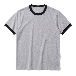 Men Heavyweight Pure Cotton Vintage Acid Wash Handmade Oversized Boxy O-Neck Short Sleeve T Shirt Custom Design Customised - Product Image 1