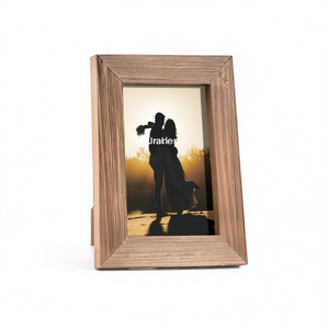 Wooden Photo <b>Frame</b> Rectangular Vertical <b>Rustic</b> Tabletop Durable <b>Picture</b> <b>Frame</b> for Home Office Decor - Product Image 2