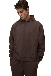 Fashion Hooded Jacket Coordinated <b>Trousers</b> Full <b>Zip</b> Front Ribbed Details Relaxed Silhouette Modern Casual Oversized Tracksuit - Product Image 3