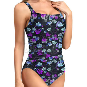 Traje de baño de una pieza para mujer, moderno, con correas ajustables, forro suave, diseño estampado, 1 pieza, perfecto para fiestas en la piscina, excursiones a la playa - Product Image 5