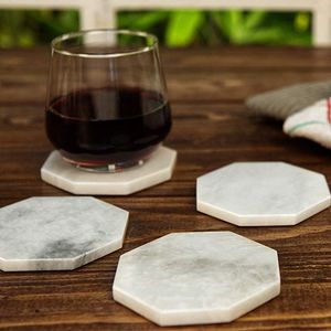 Hot Sale Luxury Stone <b>Coaster</b> <b>Set</b> High Quality Marble Acacia Wood Custom Engraved European Style for Drinks - Product Image 5