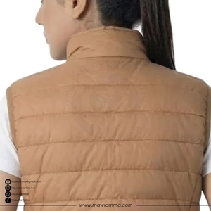 Gilet d'hiver matelassé à capuche personnalisé unisexe sans manches, haute qualité, imperméable, coupe-vent, chaud, patchwork, pour l'extérieur, vente en gros - Product Image 5
