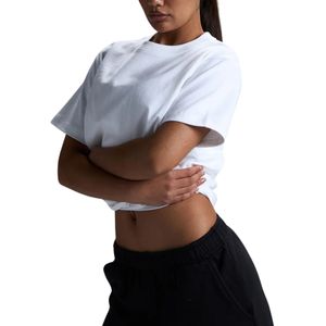 T-shirt surdimensionné personnalisé pour femme, style streetwear décontracté, manches courtes, col rond, fabricant OEM ODM, vente en gros en vrac - Product Image 5