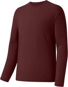Camiseta de Pesca de Manga Larga para Hombre, Cuello Redondo, Premium, UPF 50+, Protección UV, Casual, de Alto Rendimiento - Product Image 6