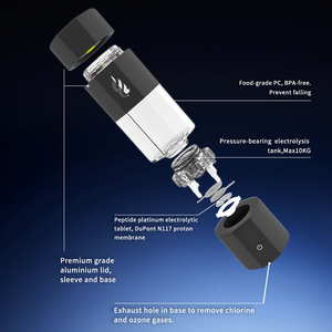 Garrafa de Água Hidrogenada SPE PEM 10000ppb 300ML CE FDA para Fitness e Saúde - Lançamento 2026 - Product Image 3