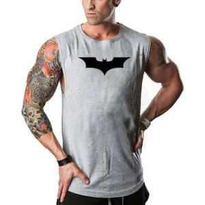 Camiseta Deportiva de Manga Murciélago Negra, Camiseta Deportiva de Algodón para Fisicoculturismo, Cuello Redondo, Ideal para Gimnasio, Correr, Entrenamiento de Verano - Product Image 1