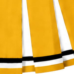 Manufacturer <b>Gold</b> <b>Pleated</b> Cheer <b>Skirt</b> Women Athletic Dance Costume Team Uniform Performance Clothing With Stylish Design - Product Image 5