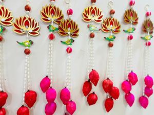 Guirnalda Decorativa de Caléndulas Artificiales con Borlas para Bodas, Mandaps, Escenarios, Fiestas, Eventos, Hogar, Diwali, Flores Decorativas - Product Image 4