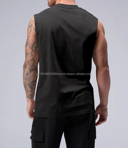 T-shirts de sport personnalisés en gros, logo personnalisé, salle de sport, fitness, entraînement, course à pied, débardeur de musculation pour hommes, débardeur - Product Image 1